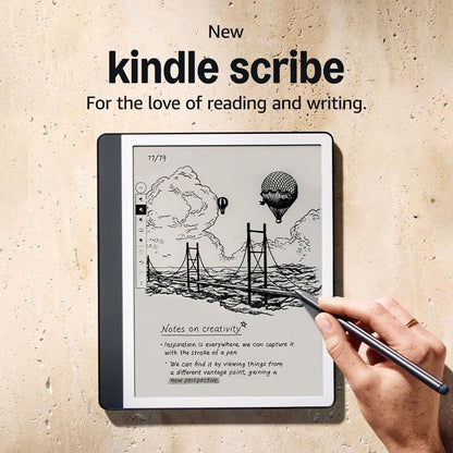 Amazon Kindle Scribe 2024 10.2-Inch 64 GB E-Reader With Premium Pen - Tungsten Grey
