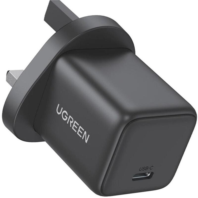 UGreen 20W USB-C Gan Fast Charger UK - Grey