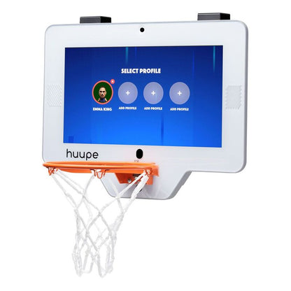 Huupe Mini Smart Basketball Hoop Game Console - White