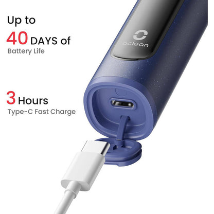 Oclean X Lite Blue Travel Set Easyclean Smart Toothbrush