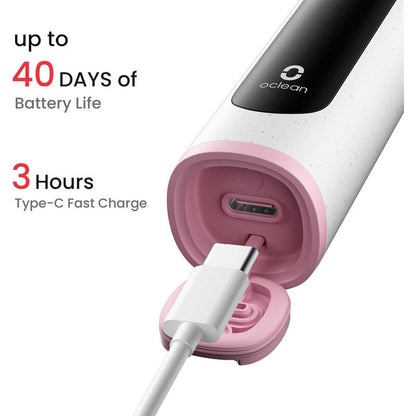 Oclean X Lite Gray Travel Set Easyclean Smart Toothbrush