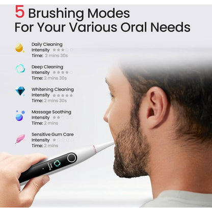 Oclean X Lite Gray Travel Set Easyclean Smart Toothbrush