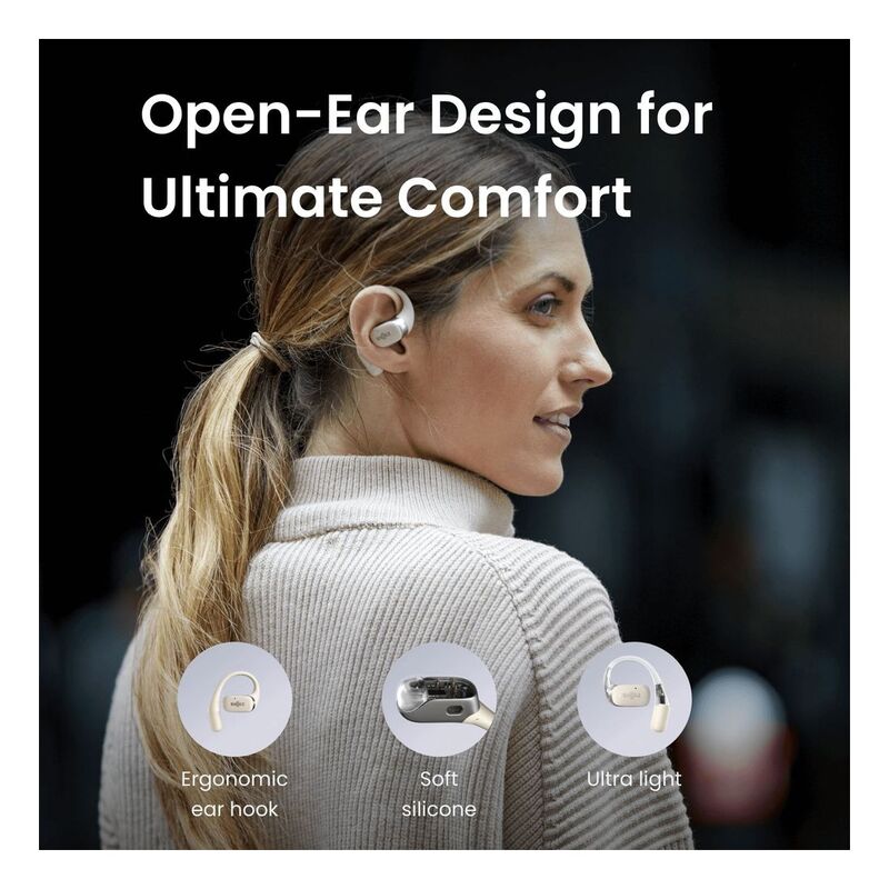 SHOKZ OPENFIT True Wireless Earphones - Beige