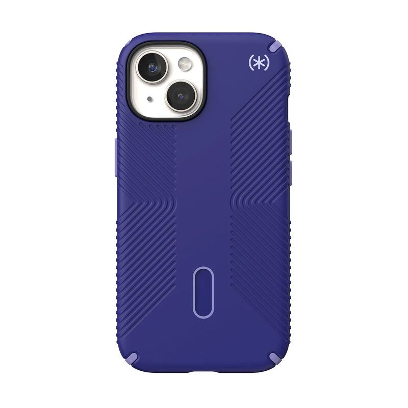 Speck Presidio2 Grip Magsafe with Clicklock iPhone 15 Case - Future Blue/Purple Ink