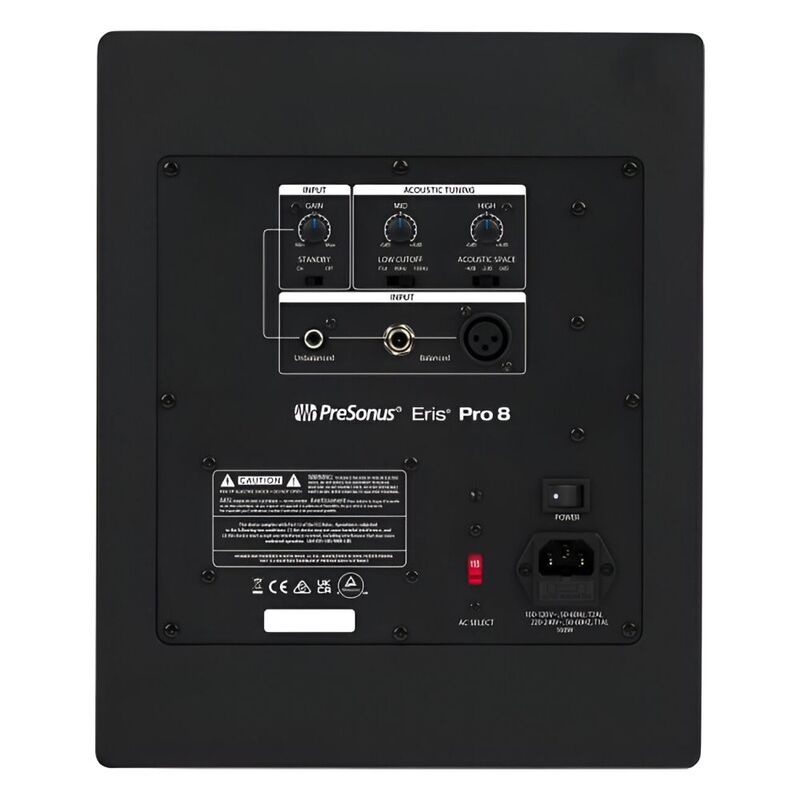 Presonus Eris Pro 8 - 8-Inch Powered Studio Monitor - Black