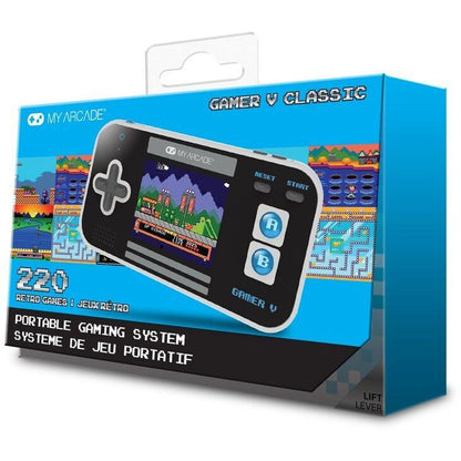 My Arcade Gamer V Classic (220 Games In 1) - Black/Blue