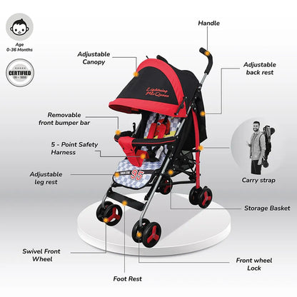 Disney Cars Licensed Character Baby/Kids Lightweight Stroller