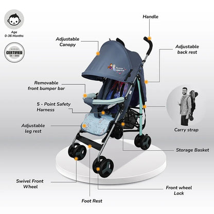 Disney Frozen Princess Licensed Character Baby/Kids Lightweight Stroller