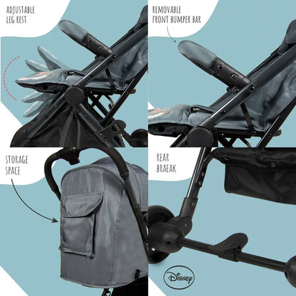 Disney Mickey Mouse Licensed Character Baby/Kids Travel Stroller