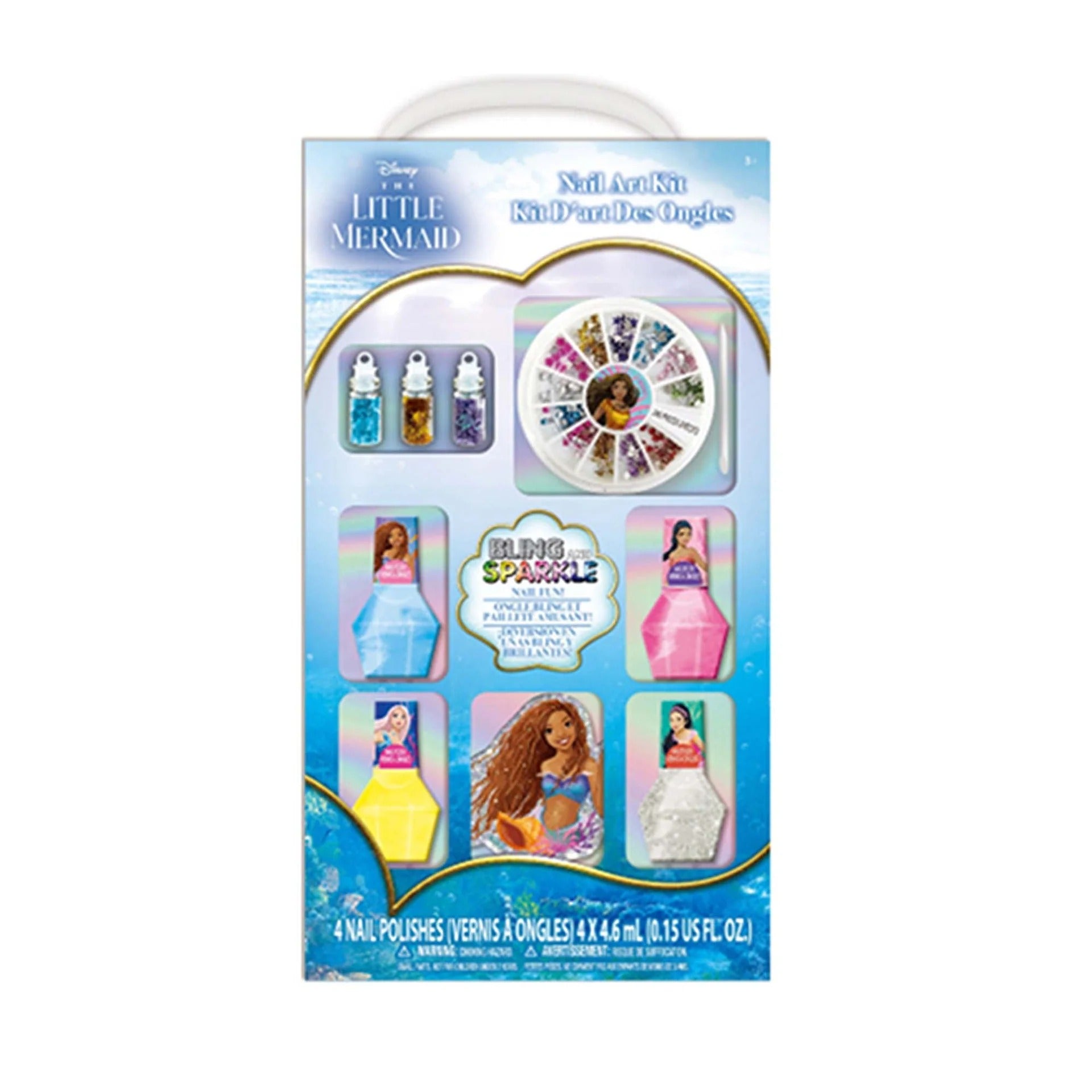 Disney - The Little Mermaid Nail Polishes with Gems