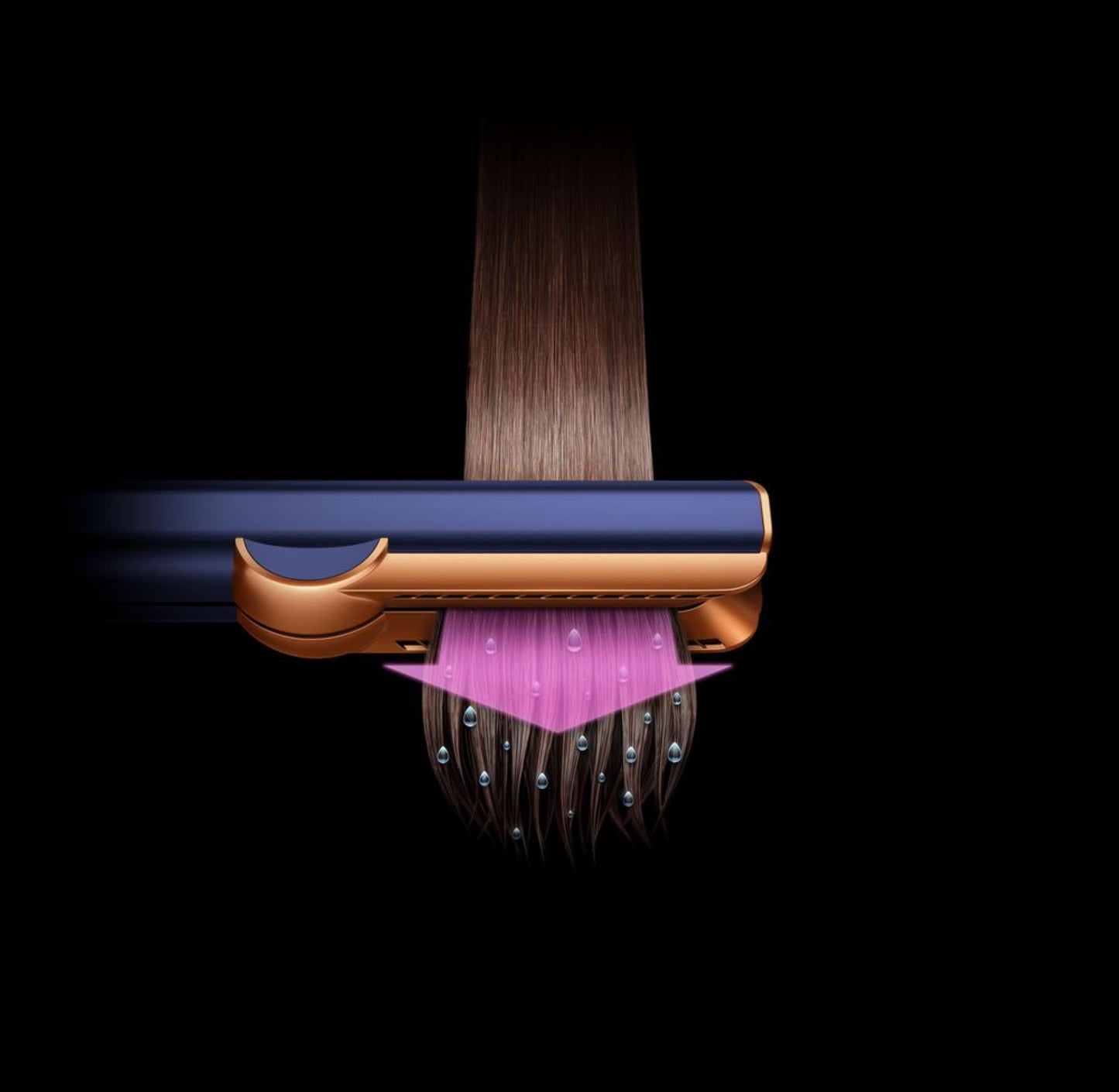 Dyson Airstrait™ Straightener Blue/Copper