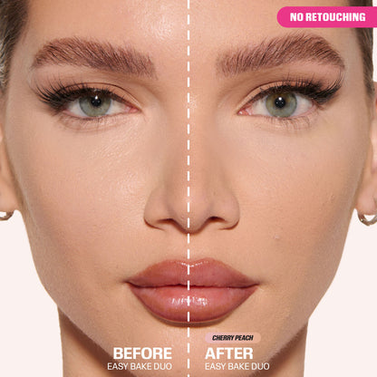 Huda Beauty Easy Bake Duo Loose Powder - Cherry Peach