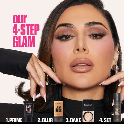 Huda Beauty Prime, Blur, Bake & Set Kit