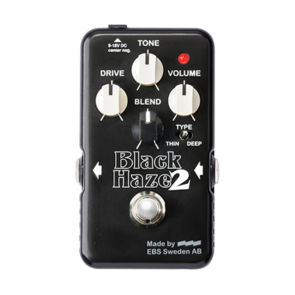 EBS Black Haze V2 Distortion/Overdrive Pedal