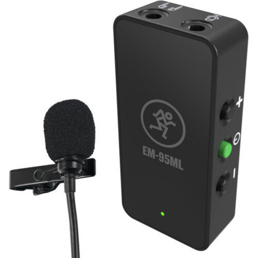 Mackie - EM-95ML Phone/Camera Lavalier Microphone with Amp