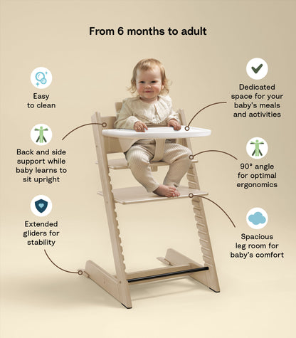 Stokke Tripp Trapp Chair Babyset Tray Bundle