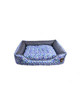 Empets Couch Bed Modern, Printed Blue