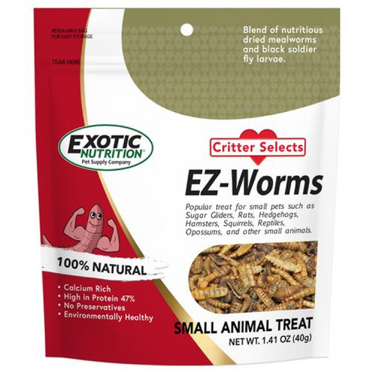 Exotic Nutrition EZ Worms 1.41oz