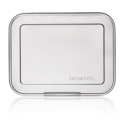 Eazy Kids - 3 Compartment Bento Steel Lunch Box - Purple