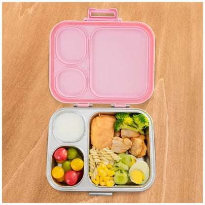Eazy Kids - 3 Compartment Stainless Steel Bento Lunch Box 1020ml