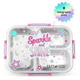 Eazy Kids - 3 Compartment Stainless Steel Bento Lunch Box