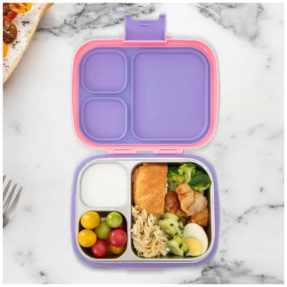 Eazy Kids - 3 Compartment Stainless Steel Lunch Box 710 ml