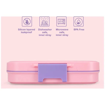Eazy Kids - 3 Compartment Stainless Steel Lunch Box 710 ml
