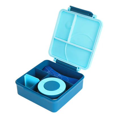 Eazy Kids - 3/4 Jumbo Lunch Box With Bowl, Spoon And Fork