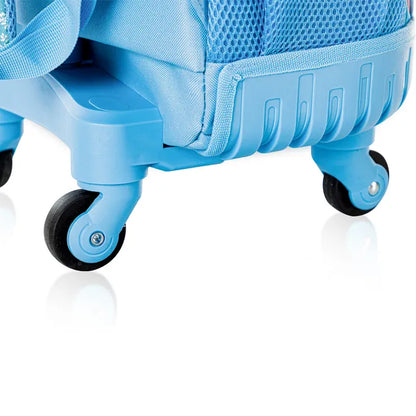 Eazy Kids - 18" 4-wheel School Trolley 3Pc Set - Flora Edition