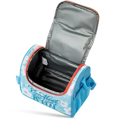 Eazy Kids - 18" 4-wheel School Trolley 3Pc Set - Flora Edition