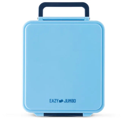 Eazy Kids - 4 Compartments Jumbo Bento Lunch Box With Thermos & Dip Jar