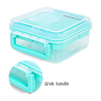 Eazy Kids - 3/4/5 Compartment Convertible 1250ml Bento Lunch Box With 150ml Gravy Bowl