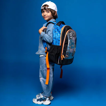 Eazy Kids - 17" Backpack with Lunch Bag & Pencil Case - Skate Board