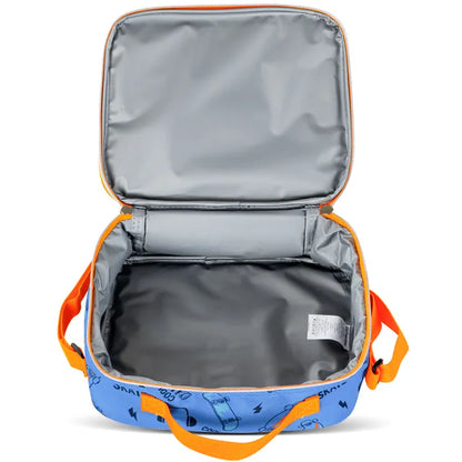 Eazy Kids - 17" Backpack with Lunch Bag & Pencil Case - Skate Board