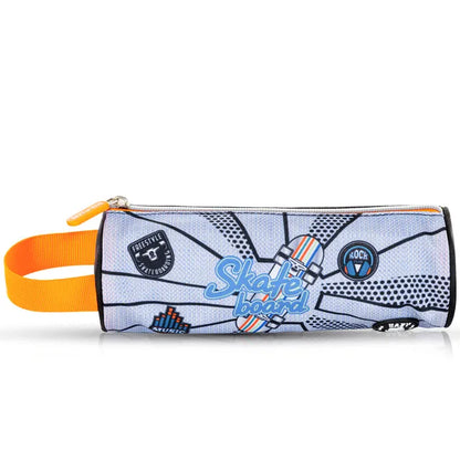 Eazy Kids - 17" Backpack with Lunch Bag & Pencil Case - Skate Board