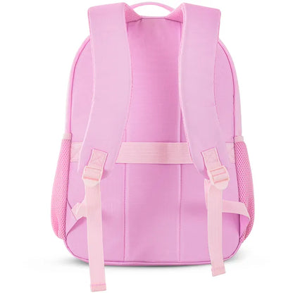 Eazy Kids - 17" Backpack with Lunch Bag & Pencil Case - Sugar Pop Pink