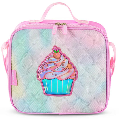 Eazy Kids - 17" Backpack with Lunch Bag & Pencil Case - Sugar Pop Pink