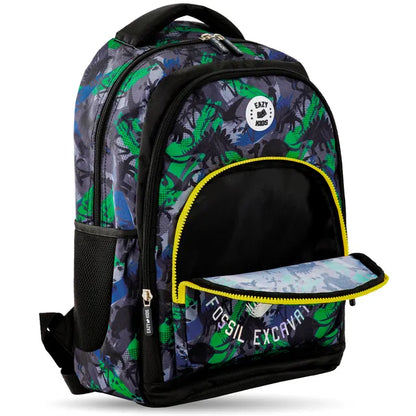 Eazy Kids - Backpack with Lunch Bag & Pencil Case - T-Rex