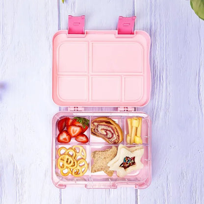 Eazy Kids - Bento Lunch Box with Sandwich Cutter Set - Girl Power