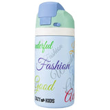 Eazy Kids - Bling Stainless Steel Water Bottle - Blue - 445 ml