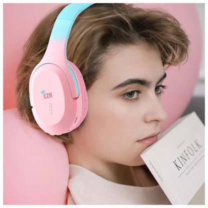 Eazy Kids - Bluetooth 5.4 Wireless Headset - Pink