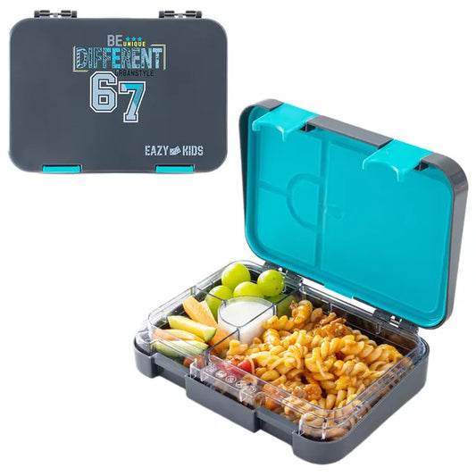 Eazy Kids - Brainrot 67 Bento Lunch Box - Urban Grey