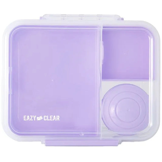 Eazy Kids - 3/4/5 Compartment Convertible 1650ml Bento Lunch Box with 150ml Gravy Bowl