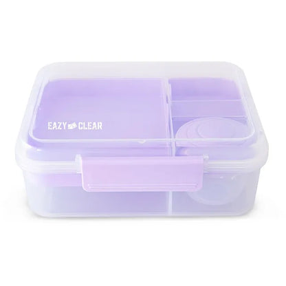 Eazy Kids - 3/4/5 Compartment Convertible 1650ml Bento Lunch Box with 150ml Gravy Bowl