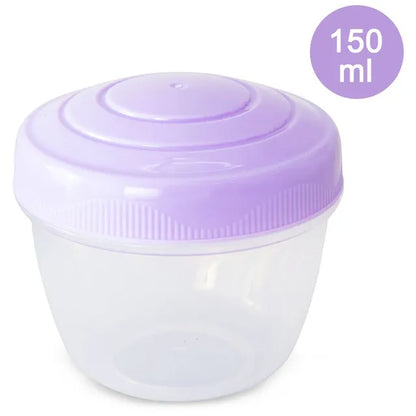 Eazy Kids - 3/4/5 Compartment Convertible 1650ml Bento Lunch Box with 150ml Gravy Bowl