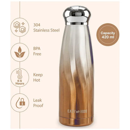 Eazy Kids - Double Walled Stainless Steel Water Bottle 420 ml