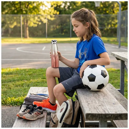 Eazy Kids - Double Walled Stainless Steel Water Bottle 420 ml