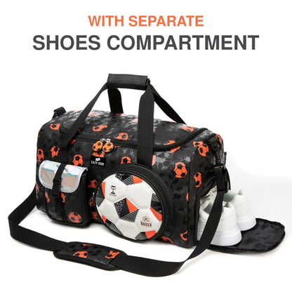 Eazy Kids - Duffle Bag 30L - Football Black