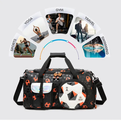 Eazy Kids - Duffle Bag 30L - Football Black