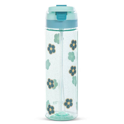 Eazy Kids - Flora Tritan Water Bottle with Spray 750ml - Gitter Green